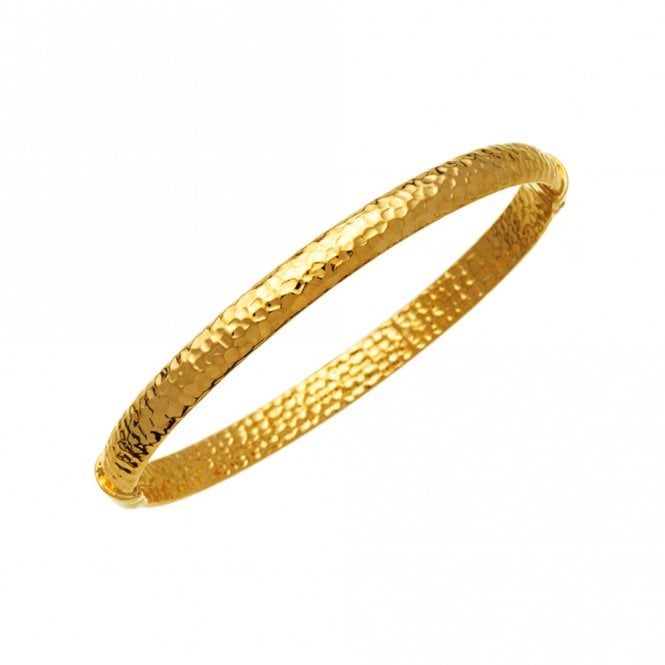 Giovanni Raspini Gold Plated Monn Rock Small Bangle 10832