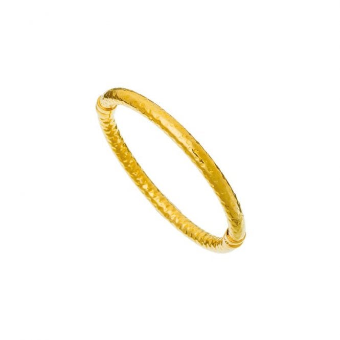 Giovanni Raspini Gold Plated Rock Bangle 10336