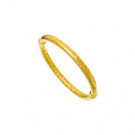 Giovanni Raspini Gold Plated Rock Bangle 10336
