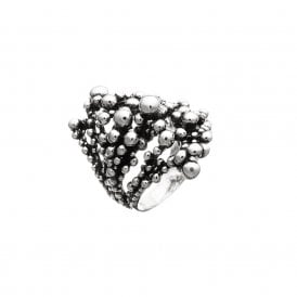 Giovanni Raspini Silver Perlage Big Ring 9535/16