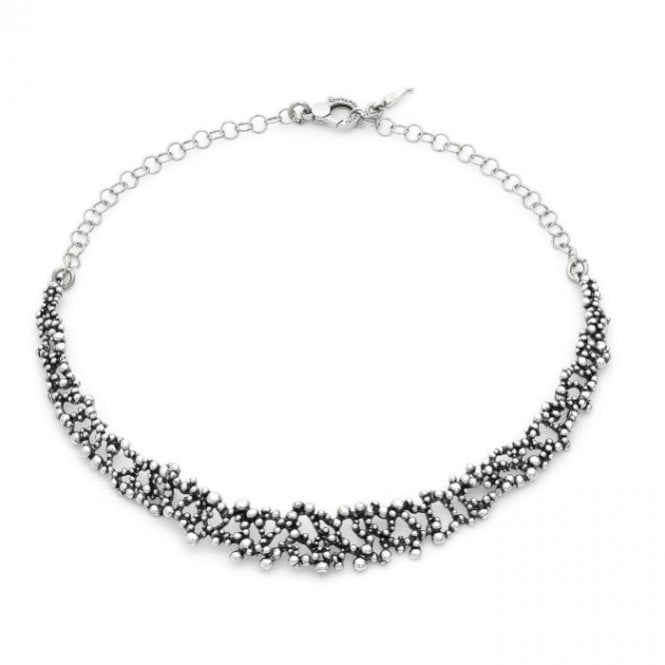 Giovanni Raspini Silver Perlage Necklace 12605