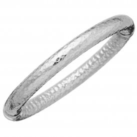 Giovanni Raspini Silver Rock Medium Bangle 10239