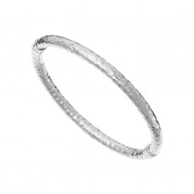 Giovanni Raspini Silver Rock Mini Bangle 10325