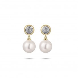 Gisser Gold Plated Earrings E1086Y