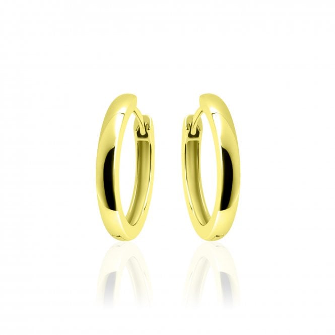 Gisser Gold Plated Hoop Earrings KCA3/22Y