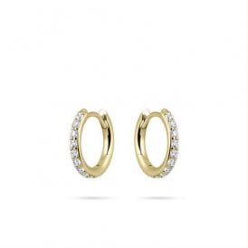 Gisser Gold Plated Hoop Earrings KCK2/15Y