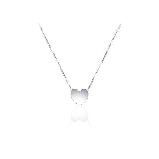 Gisser Silver Heart Necklace N1030