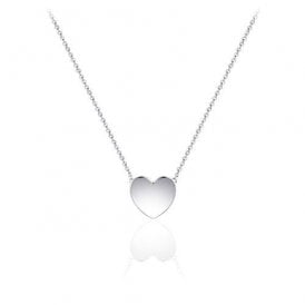Gisser Silver Heart Necklace N1030