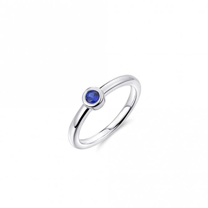 Gisser Sterling Silver Black CZ Ring