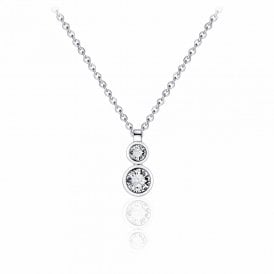 Gisser Sterling Silver CZ Necklace