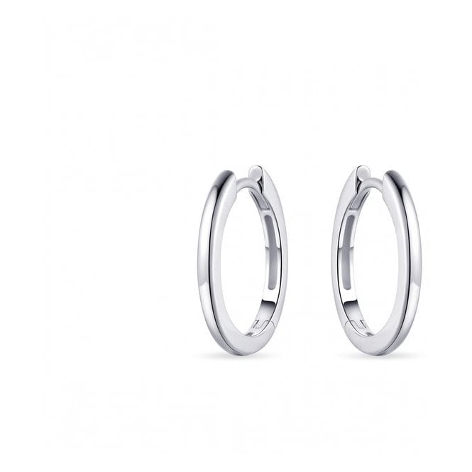 Gisser Sterling Silver Half Round Hoop Earrings KCA2/18
