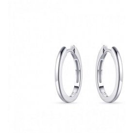 Gisser Sterling Silver Half Round Hoop Earrings KCA2/18