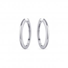 Gisser Sterling Silver Half Round Hoop Earrings KCA2/22
