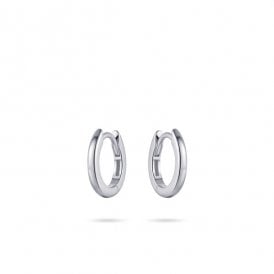 Gisser Sterling Sterling Silver Half Round Hoop Earrings KCA2/13.5