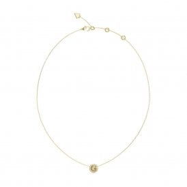 Guess Jewellery G Crystal Pavé Necklace UBN05446YG