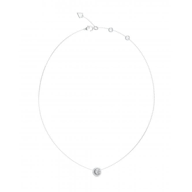 Guess Jewellery G Logo Pave Necklace UBN05446RH