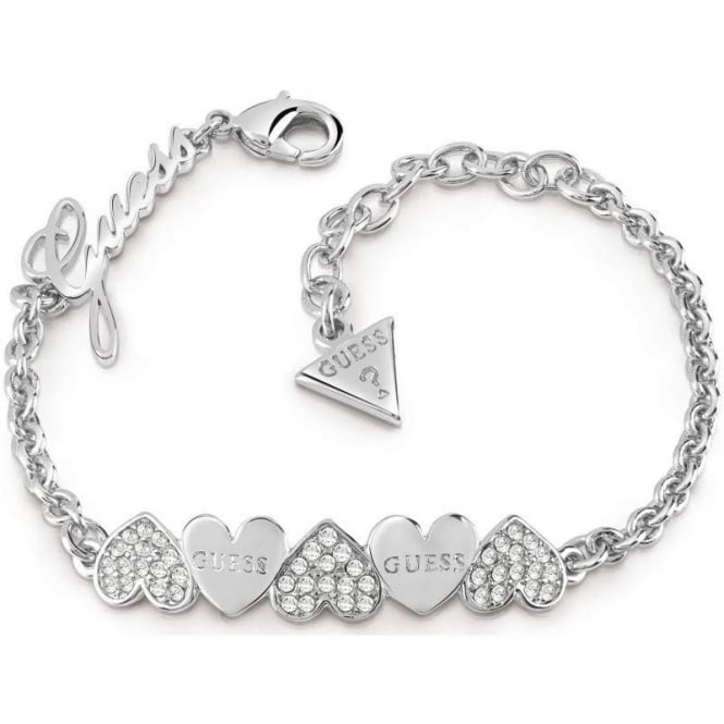 Guess Jewellery Heart Bouquet Bracelet UBB85101-L