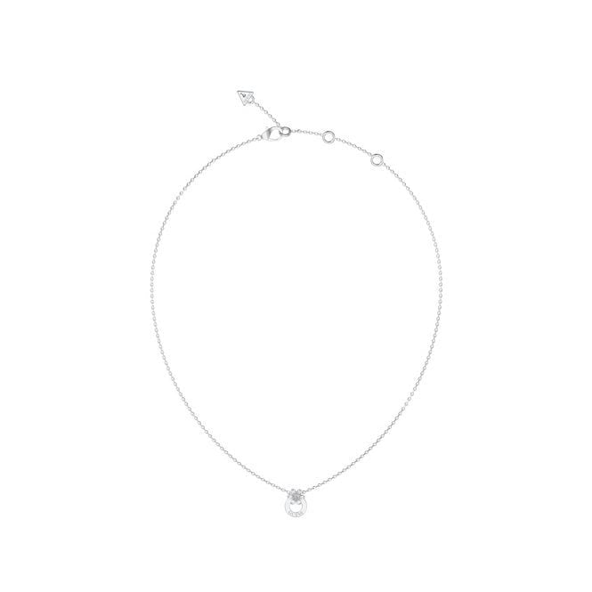 Guess Jewellery Lily Flower Crystal Necklace UBN05107RH