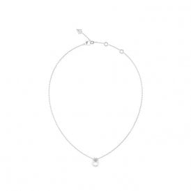 Guess Jewellery Lily Flower Crystal Necklace UBN05107RH