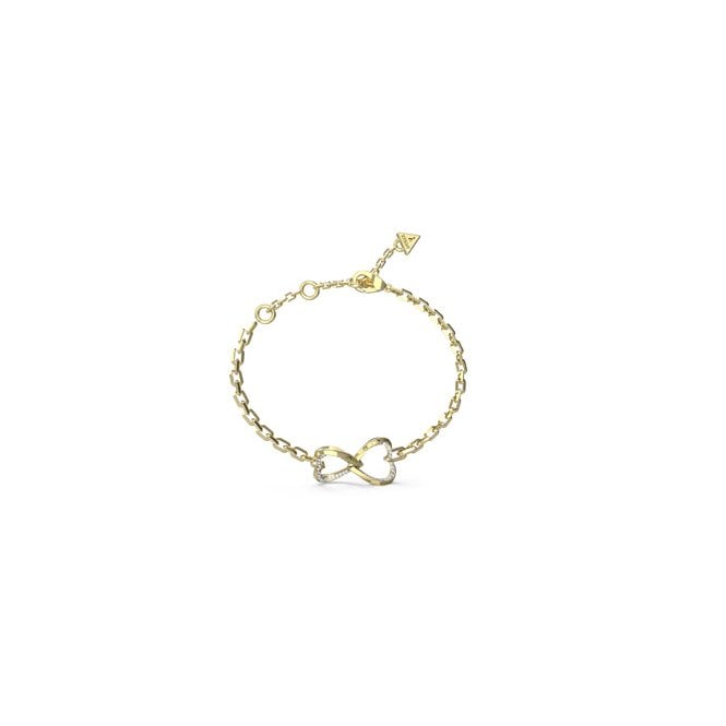 Guess Jewellery Mon Amour Gold Infinity Heart Bracelet UBB04618YGL