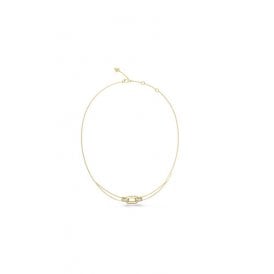 Guess Jewellery Stylish Gold & Crystal Necklace UBN04580YG