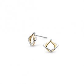 Kit Heath Alicia Golden Petite Stud Earrings 40019GRP