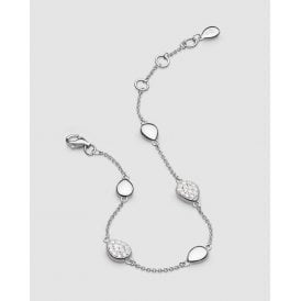 Kit Heath Coast Pebble Glisten Pave Station Bracelet 70185CZ