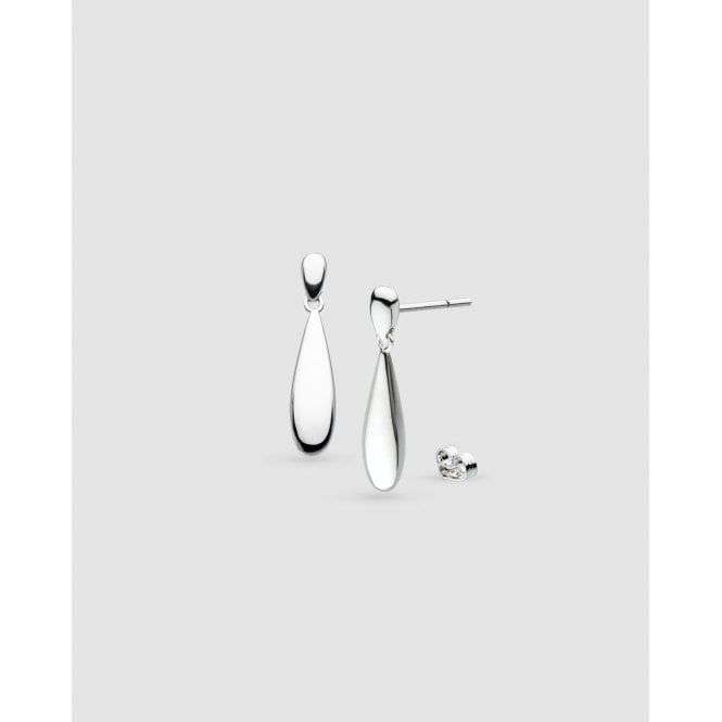 Kit Heath Coast pebble Smooth Slim Stud Drop Earrings 60141RP