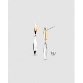Kit Heath Glint Golden Stud Drop Earrings 61254GRP