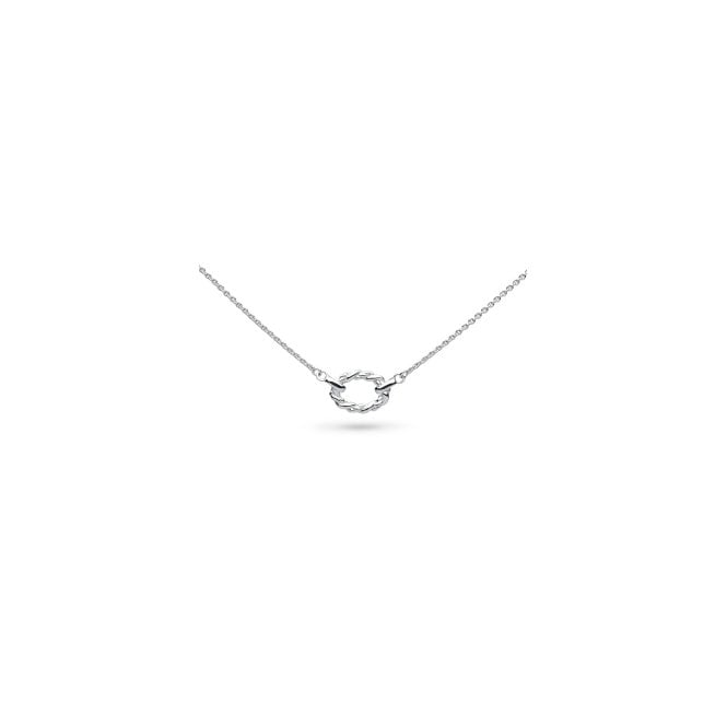 Kit Heath Marina Rope Twist Oval Mini Necklet 91073RP
