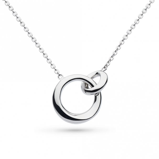 Kit Heath Silver Bevel Cirque Link Necklace 91886RP