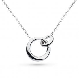 Kit Heath Silver Bevel Cirque Link Necklace 91886RP