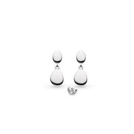 Kit Heath Silver Coast Pebble Drop Earrings 60186RP