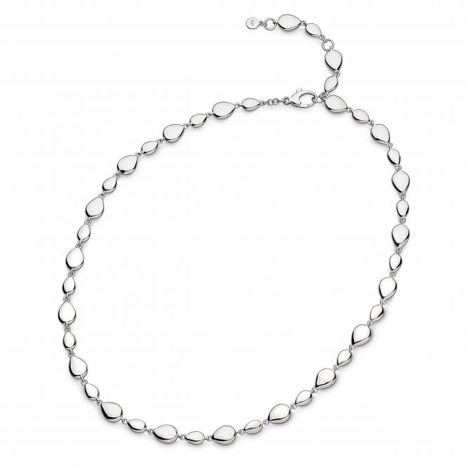 Kit Heath Silver Coast Pebble Linking Pebbles Necklace 90189RP