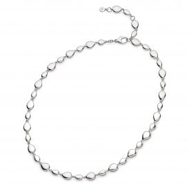 Kit Heath Silver Coast Pebble Linking Pebbles Necklace 90189RP