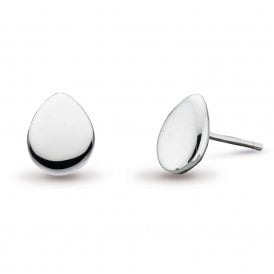 Kit Heath Silver Coast Pebbles Small Stud Earrings 40186RP