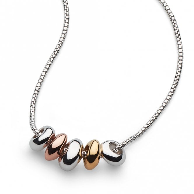 Kit Heath Silver Coast Tumble Golden Necklace 90194RGRP