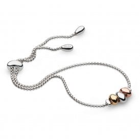 Kit Heath Silver Coast Tumble Toggle Bracelet 70199RGRP