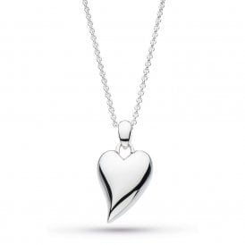 Kit Heath Silver Desire Lust Heart Necklace 90502RP