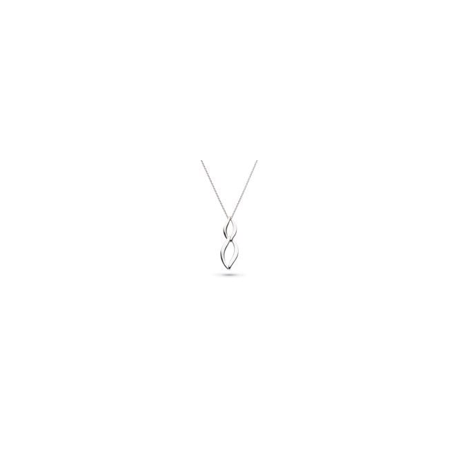 Kit Heath Silver Entwine Twine Link 18