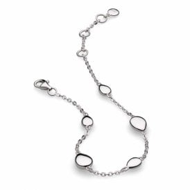 Kit Heath Silver Pebble Station Bracelet 70197RP