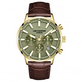 Lee Cooper Men's Leather Strap Watch