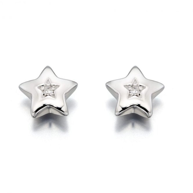 Little Star Stirling Silver Star Earrings LSE0032