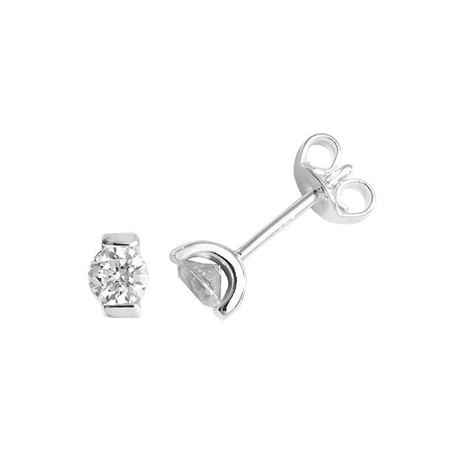 Lowry Sterling Silver Sterling Silver CZ Stud Earrings