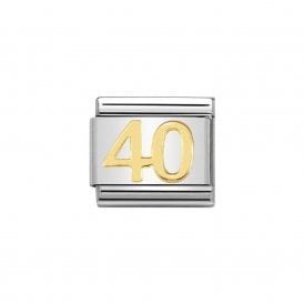 Nomination Classic 18k Gold 40 Charm 030109/41