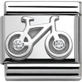 Nomination Classic Bicycle with CZ Charm 330311/04