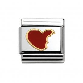 Nomination Classic Bitten Heart Charm 030283/11