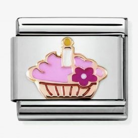 Nomination Classic Cupcake With Candle Charm 430202/08