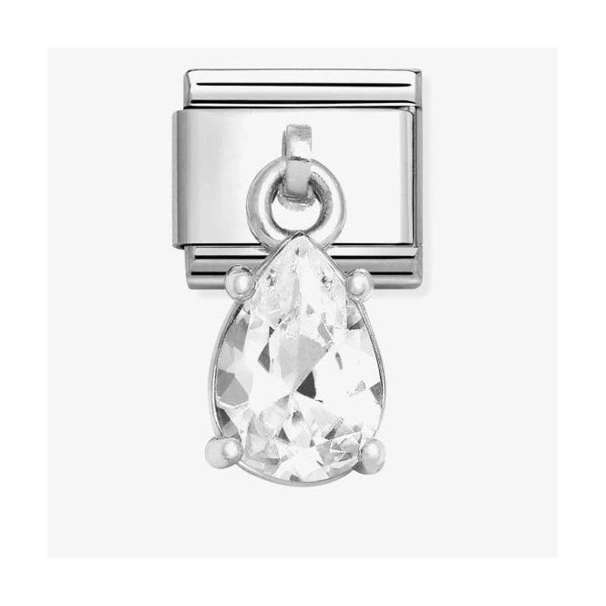 Nomination Classic CZ Drop Charm 331812/10