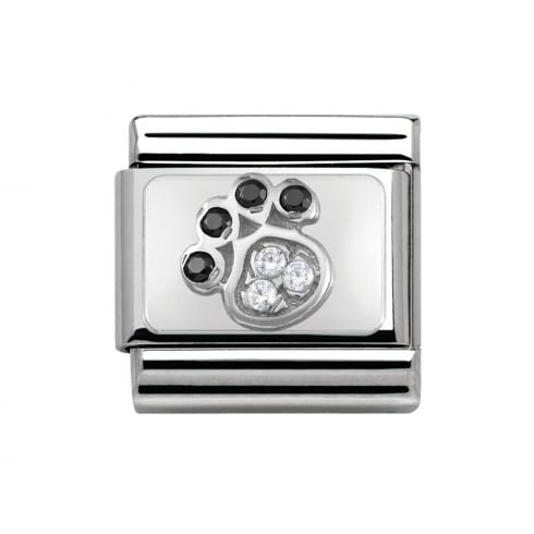 Nomination Classic CZ Paw Print Charm 330304/14